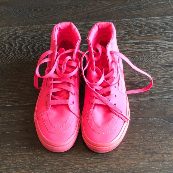 girls pink high tops